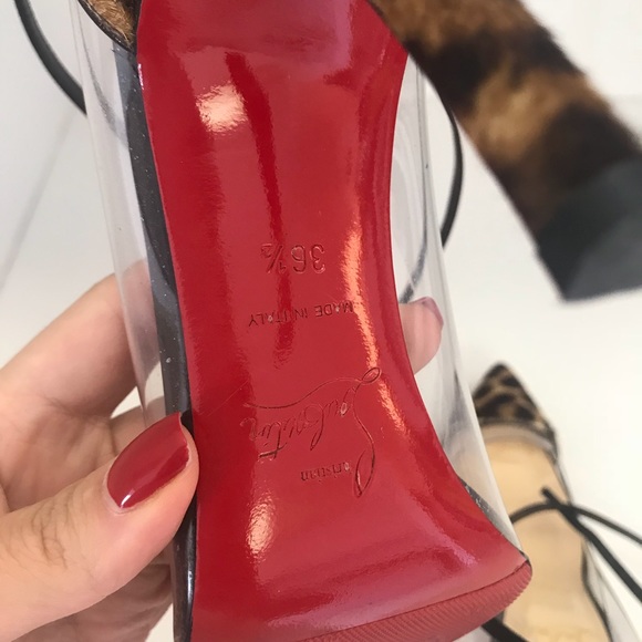 Christian Louboutin see through Pigalle Size 36.5 - Picture 5 of 5